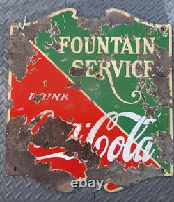 100% ORIGINAL 1930s COCA COLA SODA FOUNTAIN SERVICE PORCELAIN NO REPOPS EVER