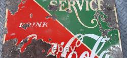 100% ORIGINAL 1930s COCA COLA SODA FOUNTAIN SERVICE PORCELAIN NO REPOPS EVER