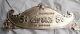 12 5/8 c-c Coca Cola cash register top sign red brass