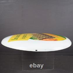 16 Inch White Coca Cola Button Sign Put A Case In Your Car