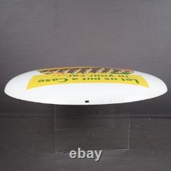 16 Inch White Coca Cola Button Sign Put A Case In Your Car