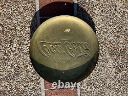 16 Rare 1950's Coca Cola Brass Coke Button Sign