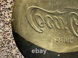 16 Rare 1950's Coca Cola Brass Coke Button Sign