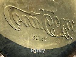 16 Rare 1950's Coca Cola Brass Coke Button Sign