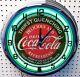 17 Drink Coca-Cola Thirst Quenching Coke Sign Green Neon Clock