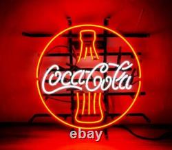 17x17 Coca Cola Bottle Coke Neon Sign Light Lamp Show Bar Garage Gift MM