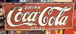 1915 Porcelain Coca Cola Advertising Sign