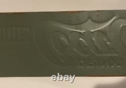 1920s Drink Coca-Cola In Bottles 5-cents single-sided embossed tin sign