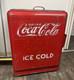 1930's 1940's Original Coca-Cola 34 Ice Cooler with Base, Westinghouse Jr