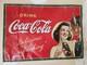 1930s 40s Coca-Cola Tin Sign Boy Girl Sweethearts Delicious & Refreshing