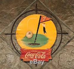 1930s-40s Kay Displays Coca-Cola Coke 3D Golf Sign VERY RARE