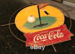 1930s-40s Kay Displays Coca-Cola Coke 3D Golf Sign VERY RARE