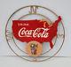 1930s COCA COLA Kay Display USA WITH GLASS Diecut Wood Sign