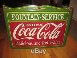 1930s Porcelain Coca Cola Sign