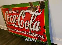 1930s Porcelain Coca-Cola Sign