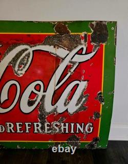 1930s Porcelain Coca-Cola Sign