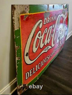 1930s Porcelain Coca-Cola Sign