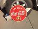 1930s round coca cola Kay Displays masonite arrow sign