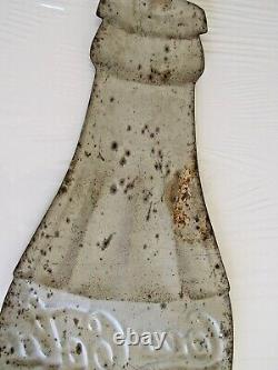 1933-34 Coca Cola Bottle Metal Sign