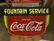 1936 Coca Cola Fountain Service DSP Sign
