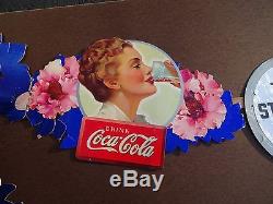 1939 Coca-Cola Festoon Cardboard Sign