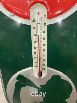 1939 Coca-Cola Original Thermometer Sign GAS OIL SODA-Mint! Great Condition