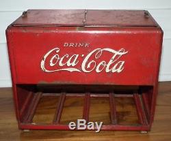 1939 vintage Coca-Cola salesman sample miniature cooler made by Kay Displays