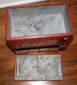 1939 vintage Coca-Cola salesman sample miniature cooler made by Kay Displays