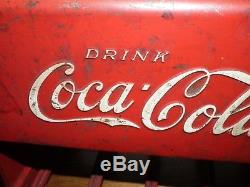 1939 vintage Coca-Cola salesman sample miniature cooler made by Kay Displays