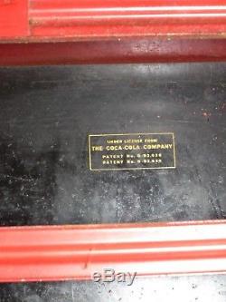 1939 vintage Coca-Cola salesman sample miniature cooler made by Kay Displays