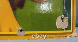 1940 Coca Cola Six Bottle Carton Cardboard Sign