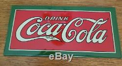 1940's COCA COLA Tin over Cardboard Hang Sign