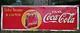1940's Coca Cola Sign 54x18 Original Coke Soda Vintage Bottle Metal Gas Station