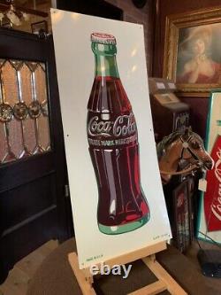 1940's Coke Bottle Coca-Cola 31 Tin Sign Watch Video