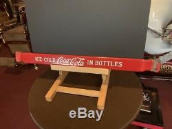 1940's Porcelain COKE Coca Cola DOOR-PUSH Sign Watch Video