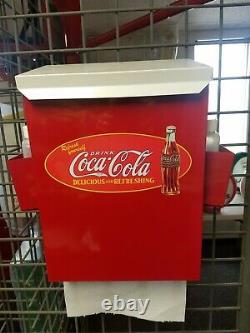 1940s -50s Era Coca Cola Vintage Style Soda Fountain Booth / Counter Towelbox