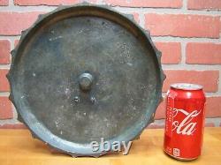 1940s COCA-COLA SUNDIAL BOTTLE & CAP COKE Advertising Promo Bronze Sign MIAMI
