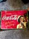 1940s rare Vintage Coca Cola Metal Sign 19x27