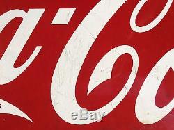 1941 VINTAGE PORCELAIN COCA COLA Coke SIGN
