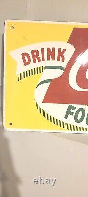 1941 to 1960 Rare COCA COLA FOUNTAIN SIGN Excellent condition