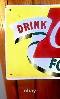 1941 to 1960 Rare COCA COLA FOUNTAIN SIGN Excellent condition