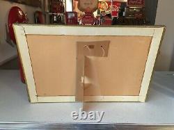 1942 Coca Cola Cardboard Sign 14 X 22 Easel Back Great Color