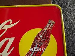 1942 Coca-Cola French/Canadian Sign with Bottle in Sunlight