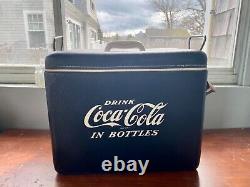 1943 Rare Coca Cola Vintage Cooler w Starr X bottle opener