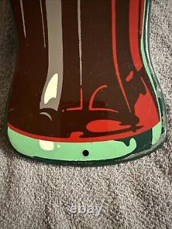 1947 Coca Cola Die Cut Bottle Advertising Sign