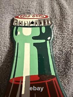 1947 Coca Cola Die Cut Bottle Advertising Sign