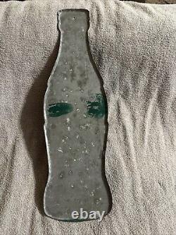 1947 Coca Cola Die Cut Bottle Advertising Sign