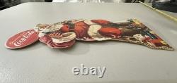 1947 Coca-Cola Santa Claus Cardboard Standee Display Original McCandlish