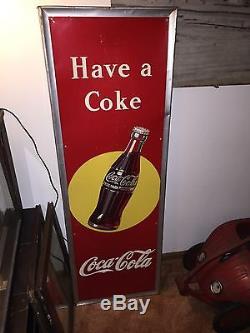 1947 Coca Cola Sign Original