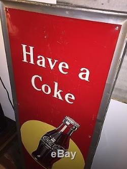 1947 Coca Cola Sign Original